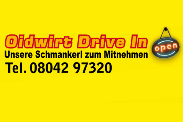 Oidwirt Drive In - Unsere Schmankerl zum Mitnehmen